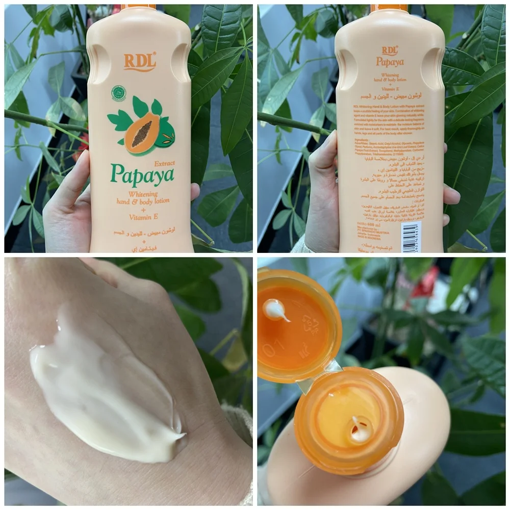 Wholesale cream skin whitening yellow body lotion mens milk papaya body lotion eclaircissante pour le corps ao corporal para c