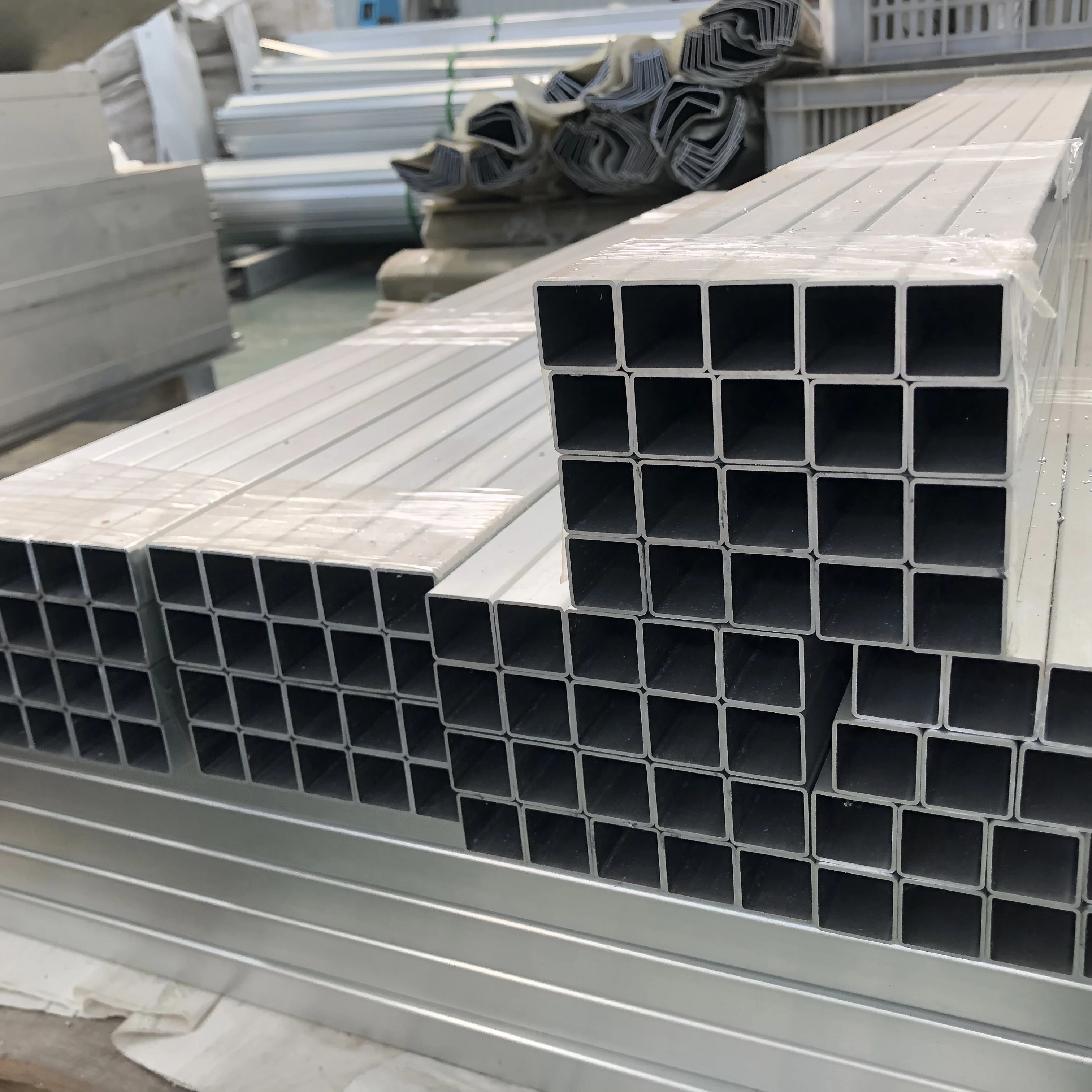Factory Supply Aluminum Alloy Square Tube Aluminum Rectangular Pipe