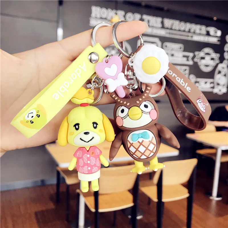 New style animal  promotional gift car key chains women key chain pendant bag ornaments key ring accessories keychains