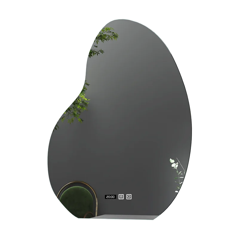 LED Mirrors Hot selling Modern Mango shape Decorative Modern Dressing Room bathroom Mirrors