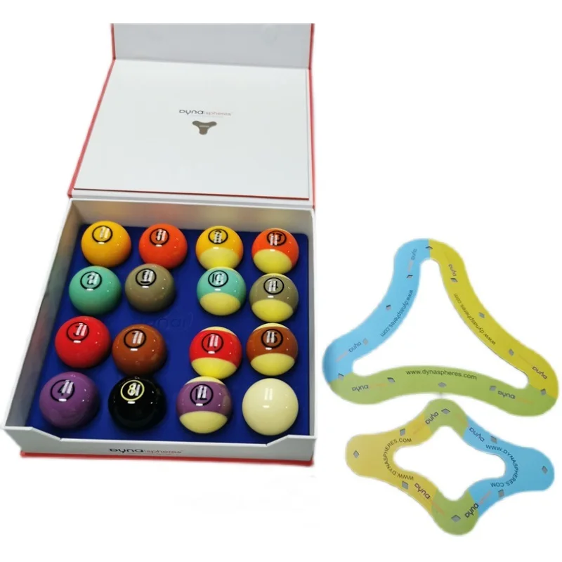 DynaSpheres Brass version 16pcs Billiard Pool Ball Set 57.2mm Billliards Accessory Next Gen Phenolic Resin Balls Bola De Billar