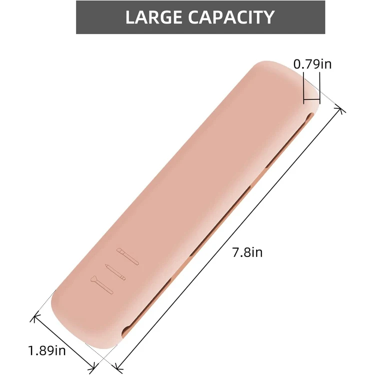 WaterProof Makeup Brush Travel Holder Silicone Makeup Brush Travel Case Trendy Makeup Brush Holder