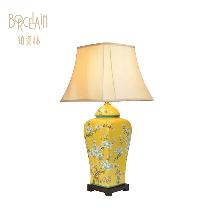 Factory sale custom-made size luxury ceramic chinese lamps