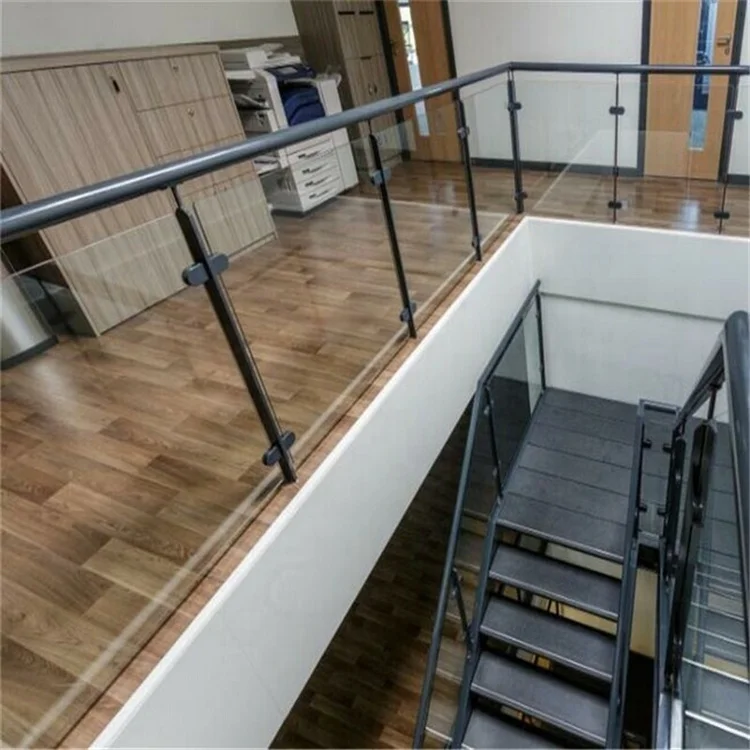  Save Cost Handrail Balcony Glass Railing Systems Manufacturer Post 316 Stainless Steel Hot Sale