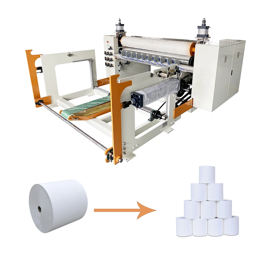 New design small automatic paper machines for home business toilet tissue paper rewinding making machine