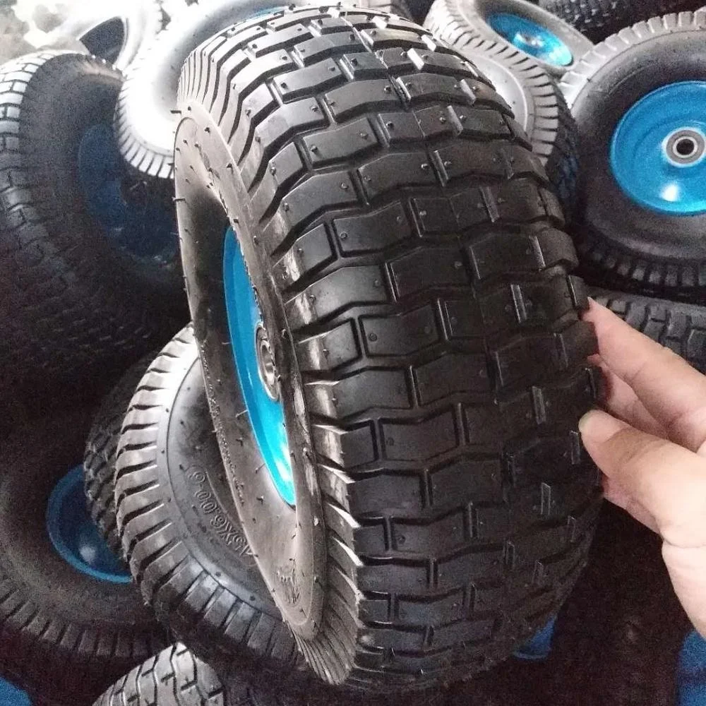 Шина и колесо 15x6.00-6 4 слоя для газона и сада