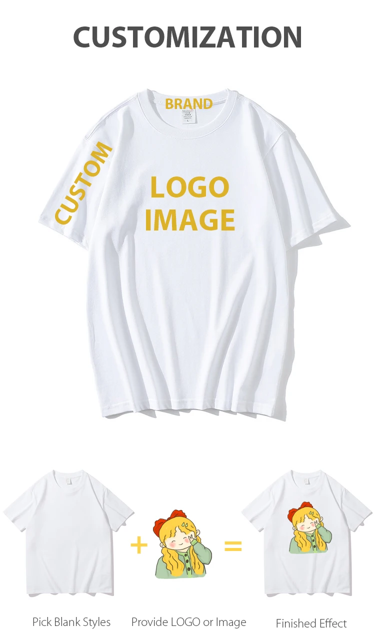 Cheap Manufacture Blank Round Crew Neck Coton Heavyweight Thick Summer Oversize Unisex T-Shirt T Shirt Tshirt Tee For Man Woman