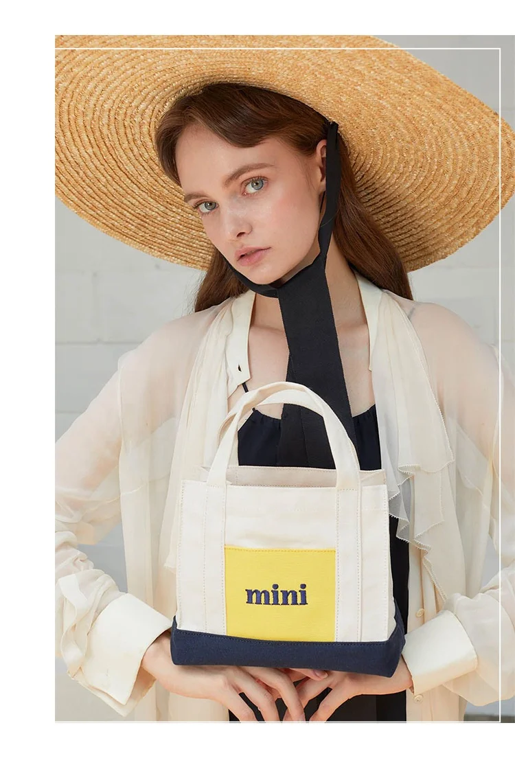 new reap white women tote messenger bag canvas with long red handles as lady cross body bag