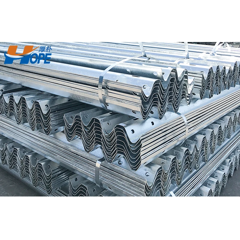 Hot Dipped Galvanized Road Safety W Beam Highway Curved Guardrail Steel Barrier for Sale