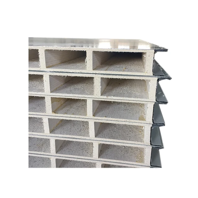 
GMP certificate wall structural insulated mgo eps sandwich panel board mgo sip panel 