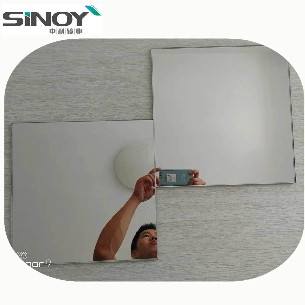 Low Factory price mirror glass single double coated aluminum with no distortion for modern furniture application