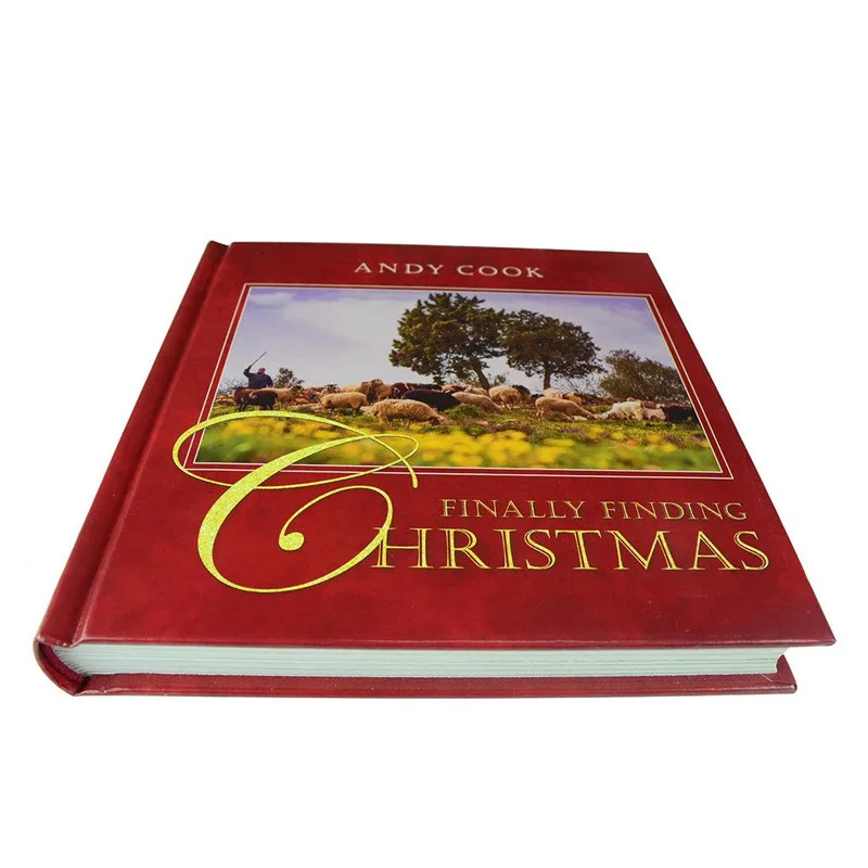 Professional manufacture cheap custom coated paper hardcover book printing