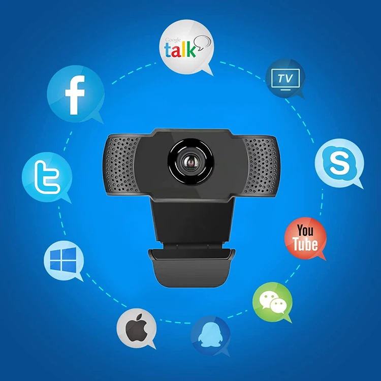 Popular 1080P HD uvc webcam stereo smart tv webcam for video chatting conferencing