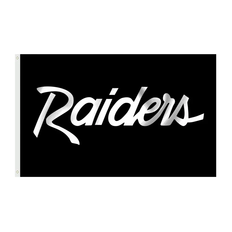 Top Quality Custom 3x5FT NFL Team Football Banners With Many Designs Las Vegas Raiders flags