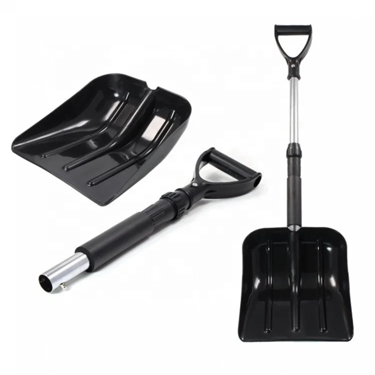 Smart snow shovel with plastic blade for car