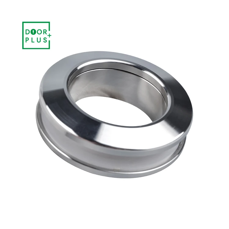 Doorplus Glass Bathroom Accessories Stainless Steel Small One Sided Round Glass Shower  Door Knob