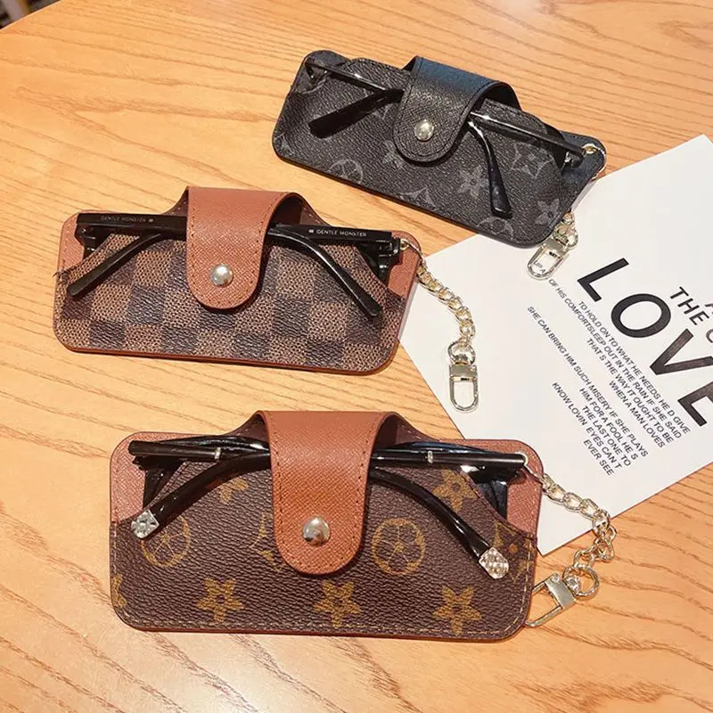 Универсальные очки для близорукости солнцезащитные сумка хранения кулон чтения модный переносной футляр очков мужчин и