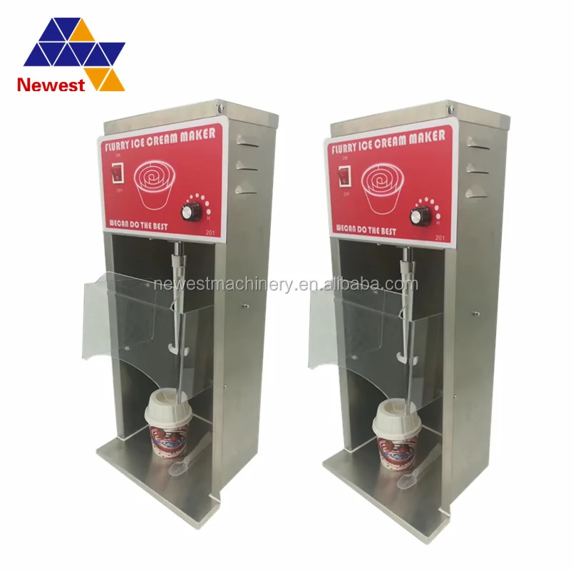 NT-201 220V/110V Blizzard Mixer/flurry Ice Cream Maker Machine/commercial Mcflurry Machines