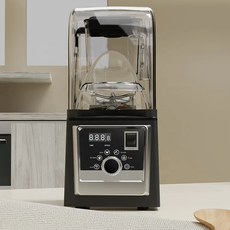 2500 watt heavy duty silent food blender professional mixing machine automatic quite blender ice crush bar blender machine