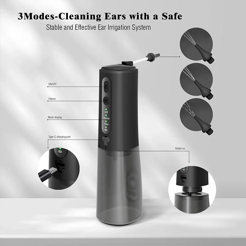 Hot Selling Ear Cleaning Kits Ear Flushing System Hydrodynamic Ear Canal Cleaner Smart Earwax Cleaner OEM/ODM