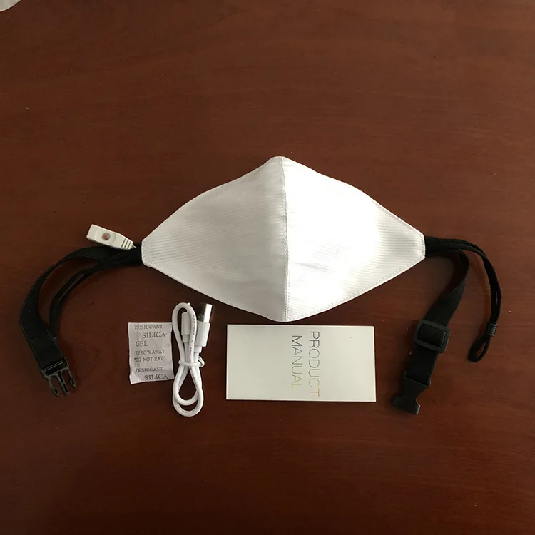 Fashionable Usb Rechargeable Multiple Lighting Colors Halloween Led Party Mask Flashing Dj Rave Mask For Festival