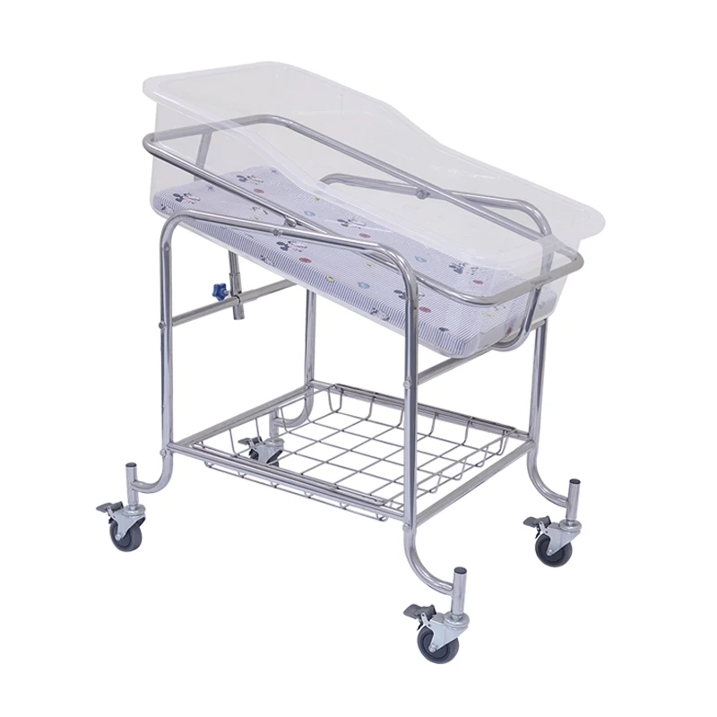 China Guangdong Foshan City Supplier Price Luxury Adjustable New Born Hospital Baby Cart
