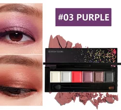 SEASON STORY -- STARRY SKY SIX COLORS EYE SHADOW 9g NATURAL SHIMMER HIGH PIGMENT MAKEUP GLITTER EYESHADOW PALETTE