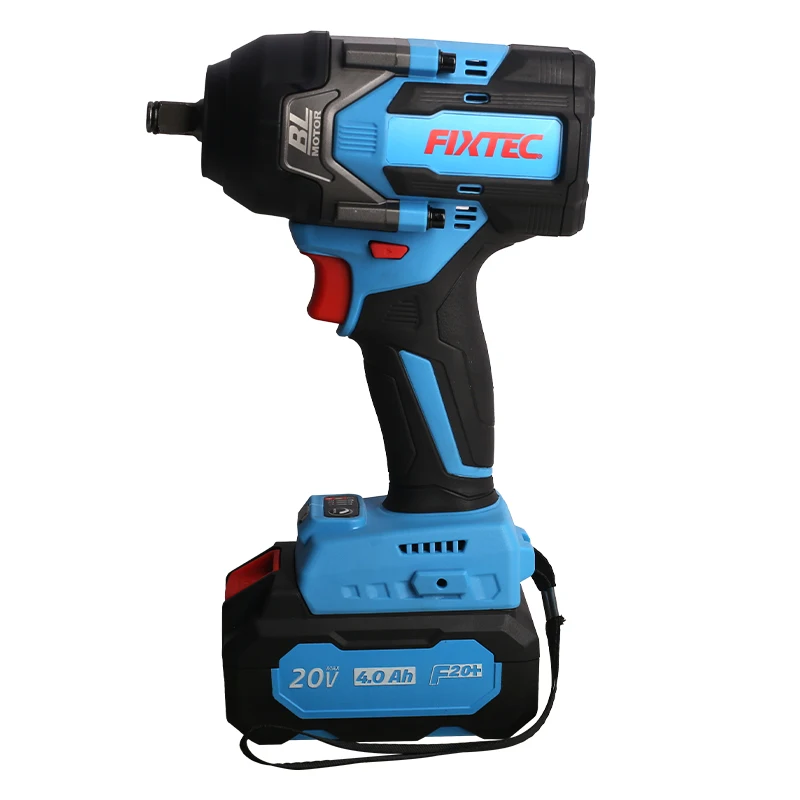 FIXTEC Heavy Duty 400/600/750 Nm Torque Impact Wrench 20V Cordless 1/2 inch Battery Impact Wrench