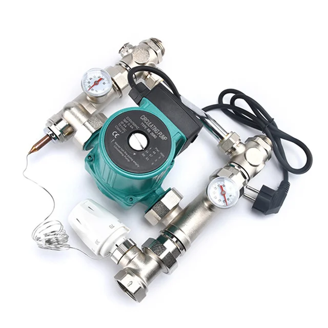 China wholesale manufacturer Floor Heating Systems Mix water center brass control heating system