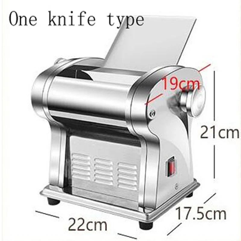 
Commercial Small Pasta Machine Electric Noodle Machine Stainless Steel Dumpling Skin Making Machine 