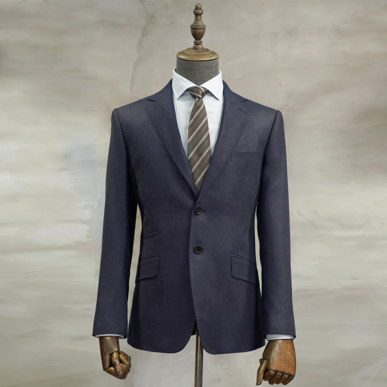MTM Tailor Custom British Style Suit Bespoke  Business Mens Suit  For Tailor Shop  Wool 2 Piece Set