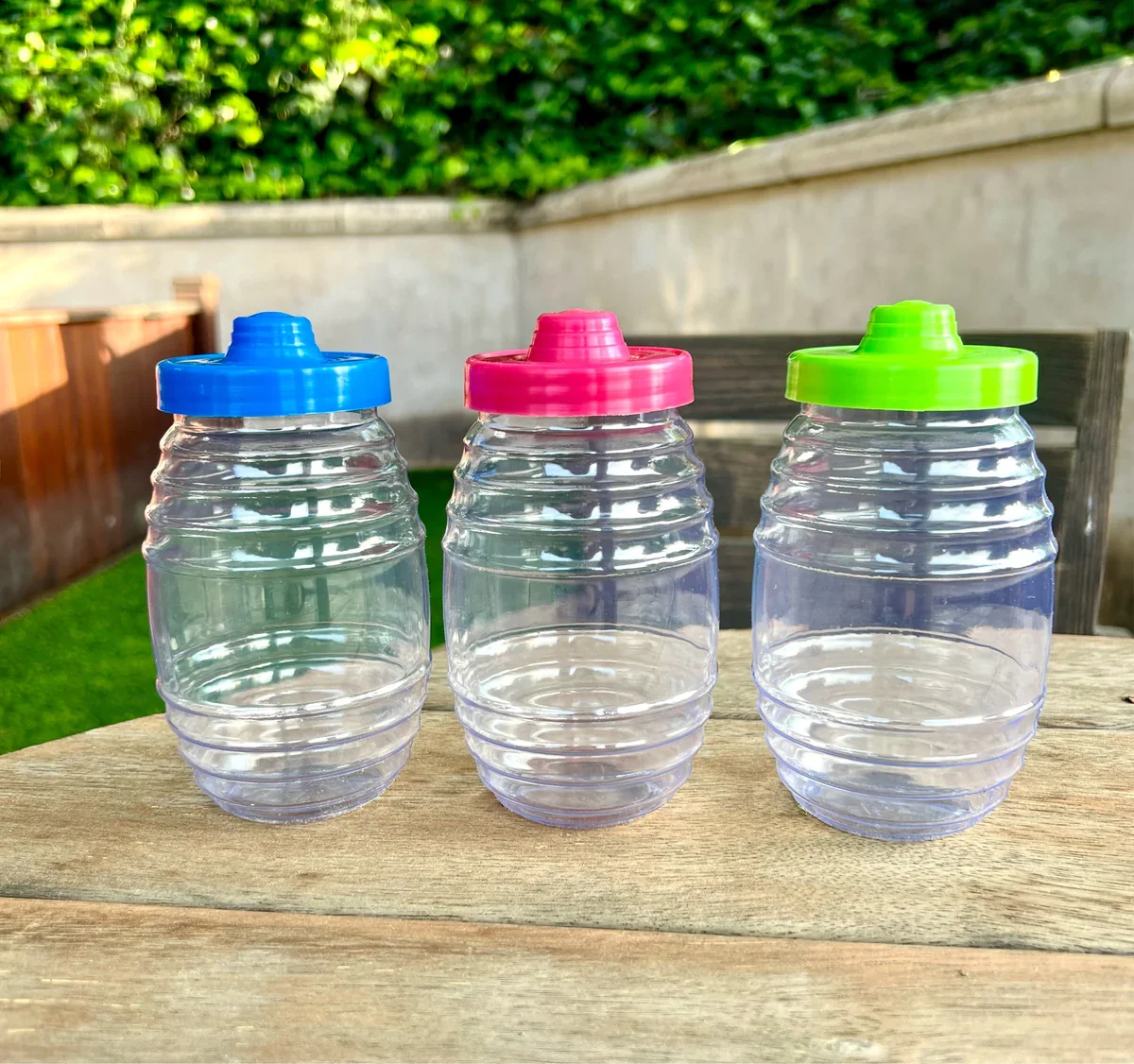 32OZ Traditional Mexican Mini Vitrolero Barrel Shaped Cups with Colorful Leakproof Lids Straws Incuded for Cocktail Drinks Party