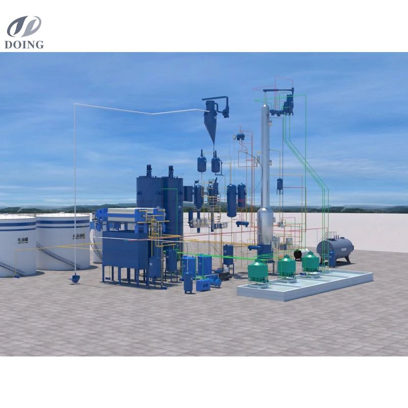 Productive edible oil refined machine refined soybean oil producer soybean oil refining equipment