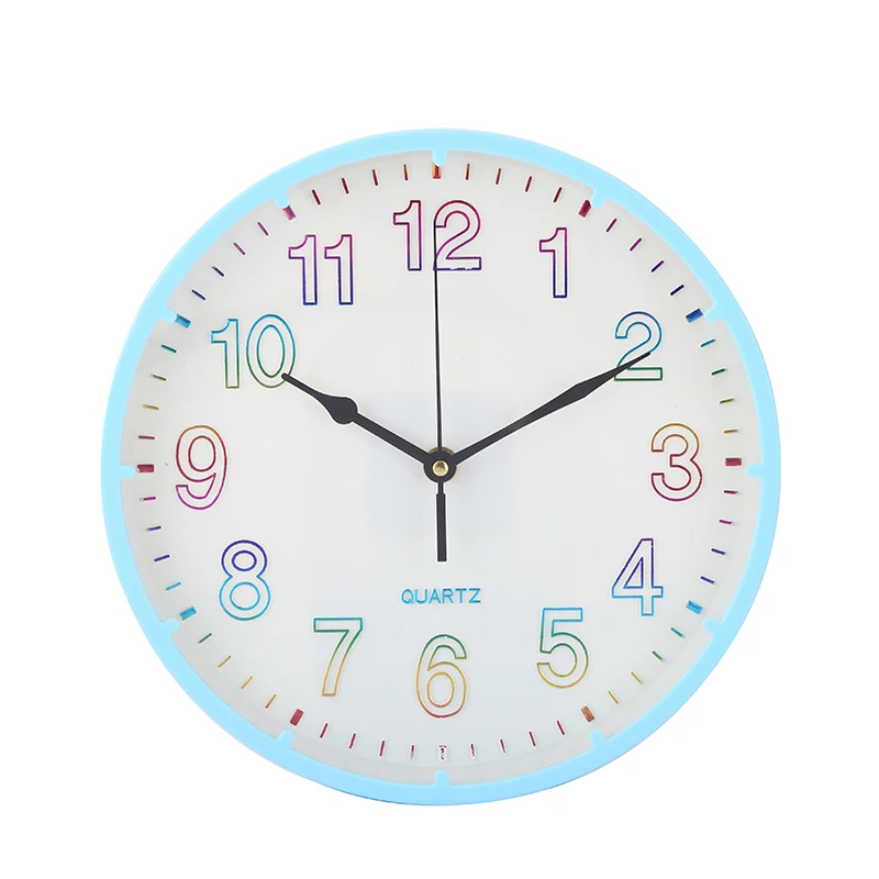 10 Inch High Quality Customized Gradient Mixed Color Wall Clock Home Decor manufacturer Wall Clock