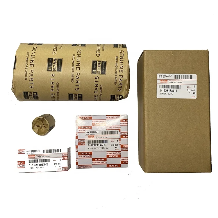 Excavator parts ZX200 6BG1 Cylinder Liner 1-11261384-1 1112613841 111261-3841