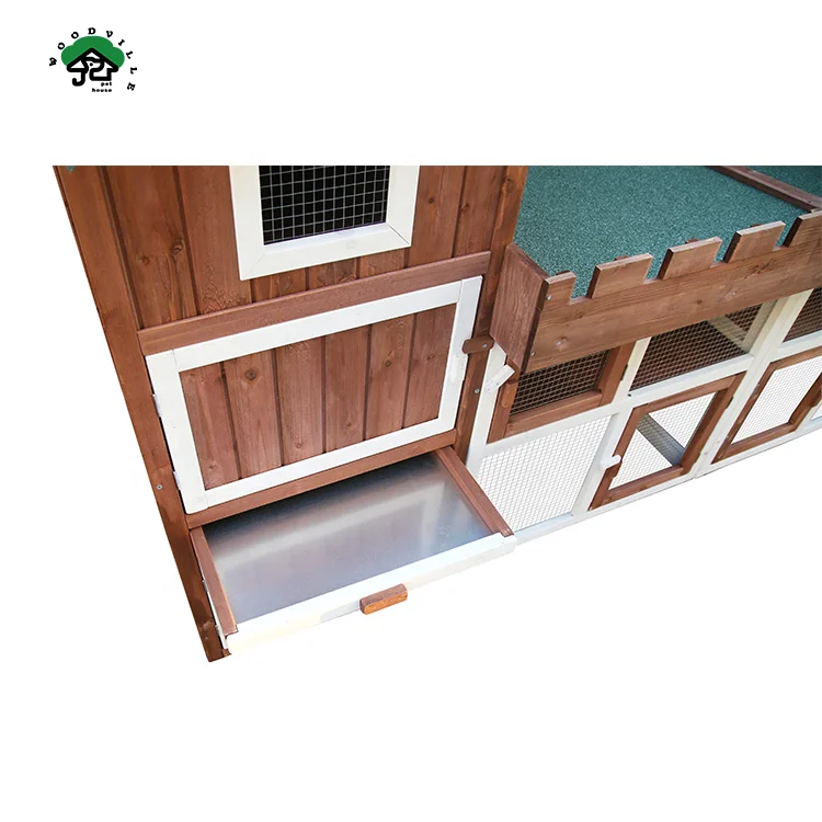 Factory Sale Spacious Custom Breathable Luxury Commercial Easy Cleaning Rabbit Cage