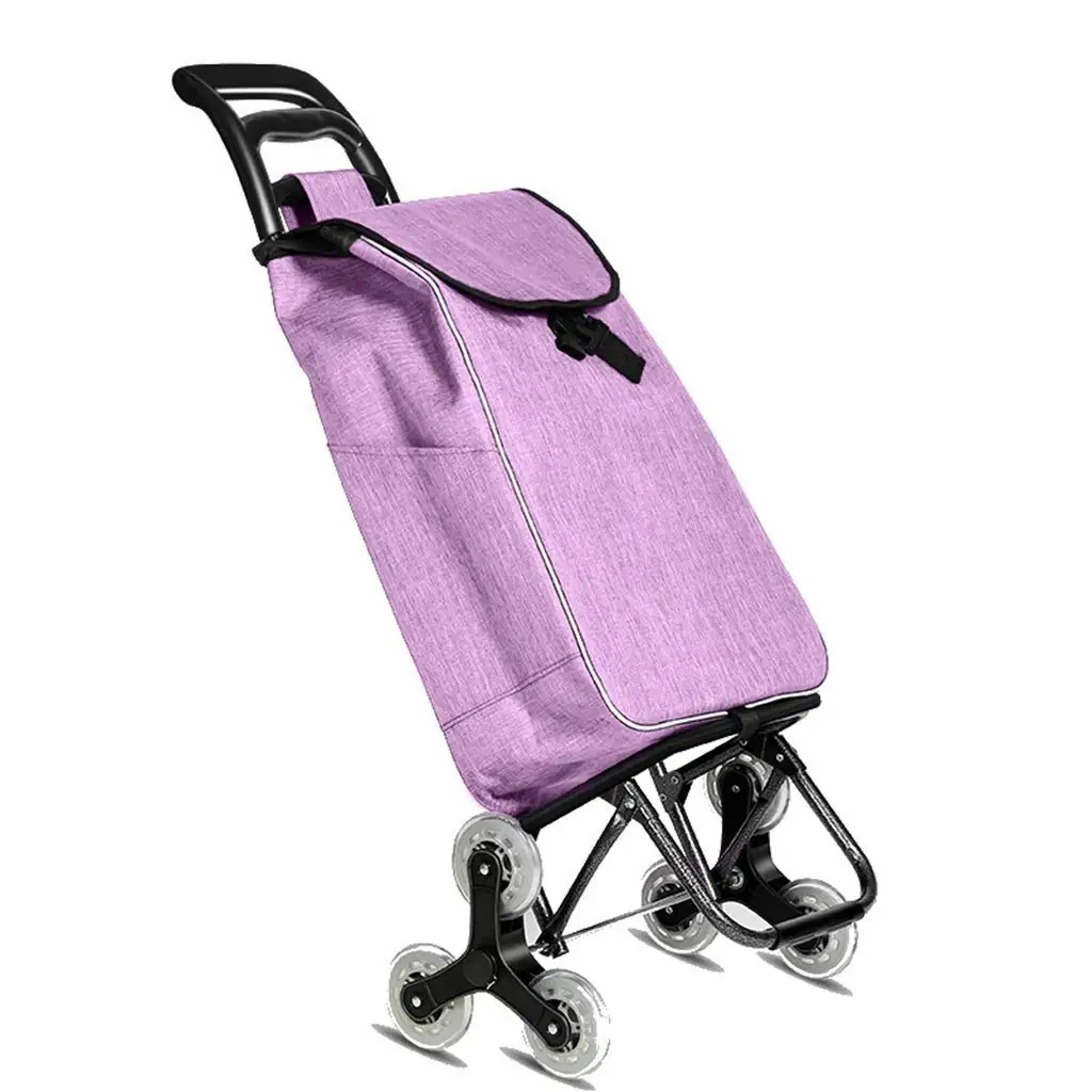 foldable shopping bag market trolley Newest High Quality Oxford Portable Reusable Grocery Trolley Cart Folding Shopping Bag