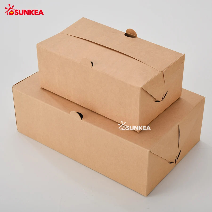 Wholesale Disposable Take Away Food Grade Customized LOGO Printing fast food fried chicken box