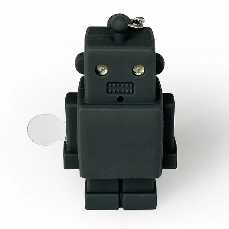 Робот светодиодный звуковой фонарик брелок школьная сумка кулон брелок на заказ