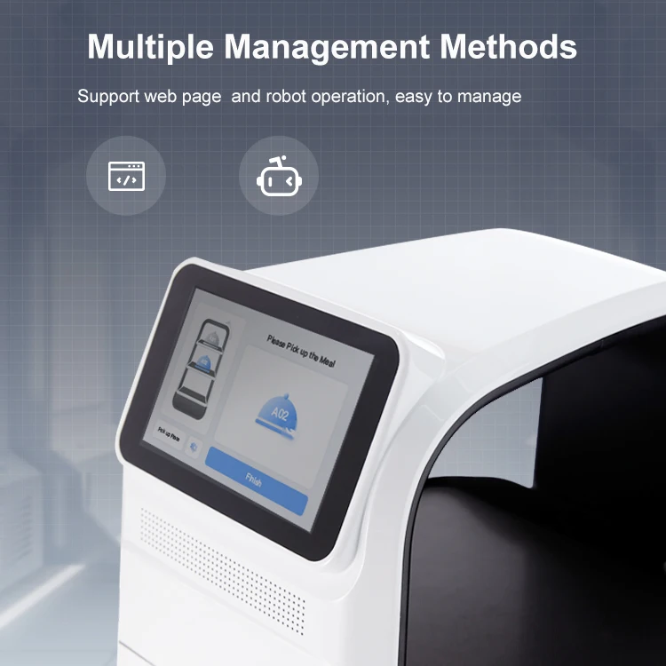 Restaurant Street Humano Serving Waitress Electric AI Intelligence Food Service Robots For Sale