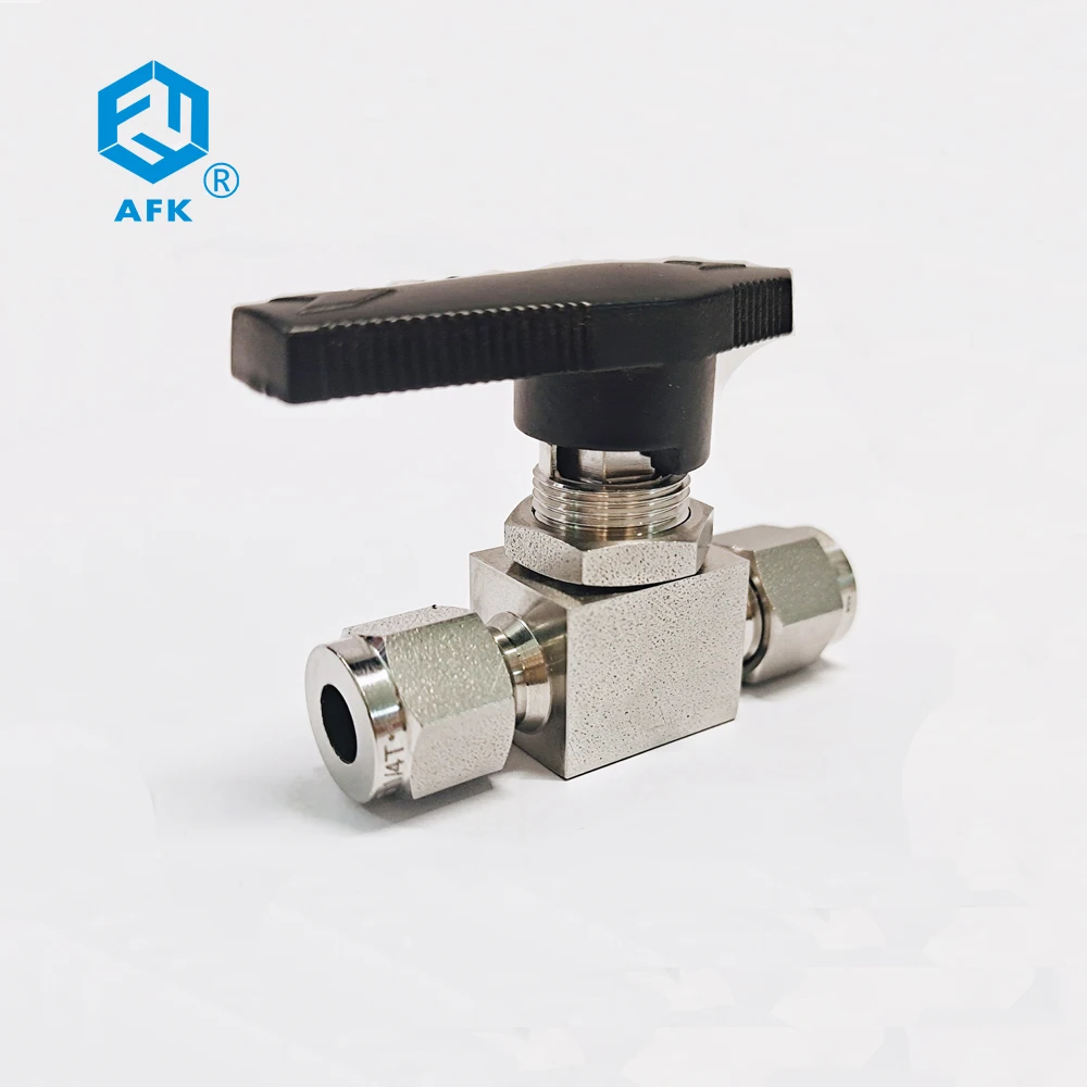 Ball Valve AFK High Pressure Heat Resistant Manual Duplex Stainless Steel Oil Water Gas 1/4 Medium Temperature General 5 PCS BV