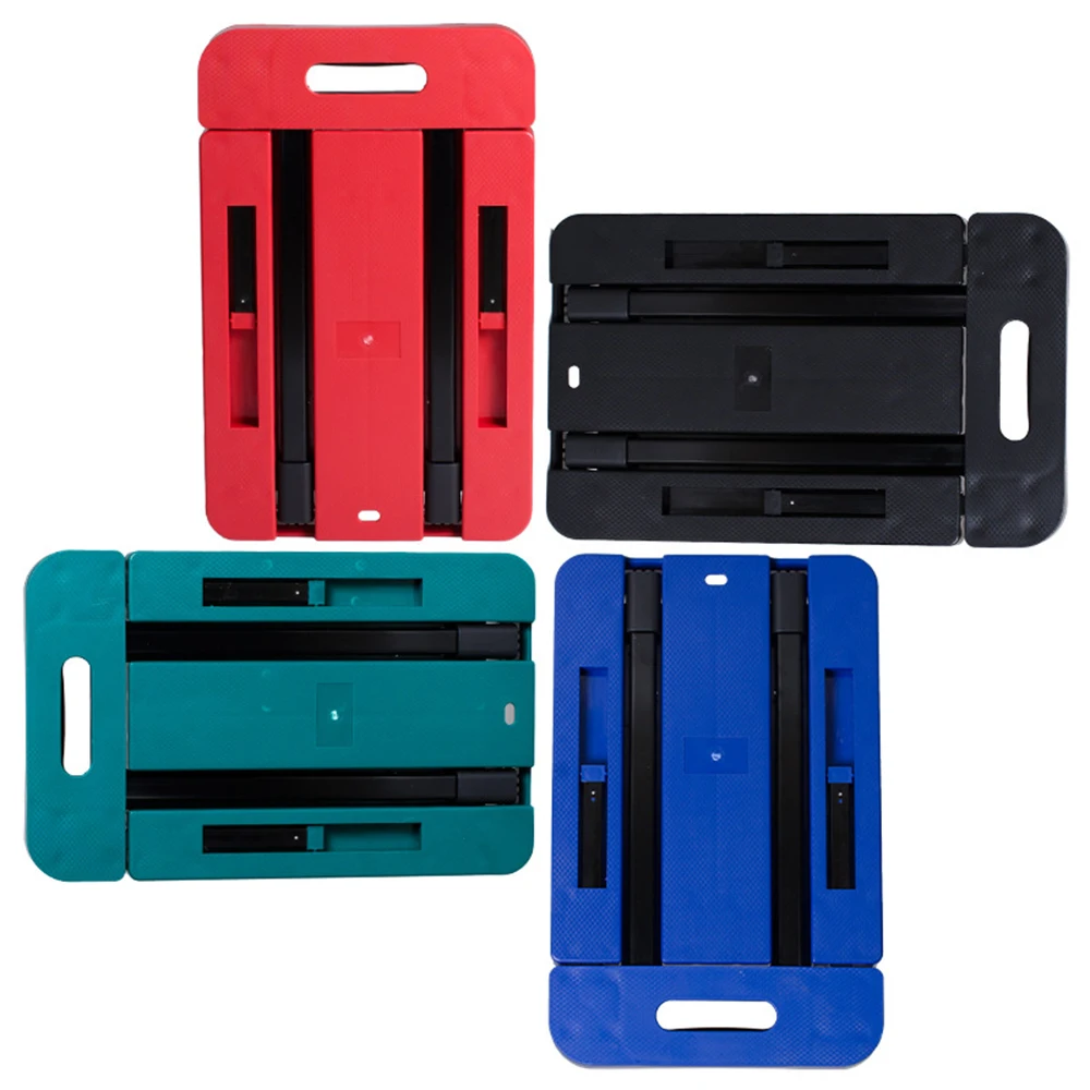 DYSC Outdoors Heavy Duty Retractable Dolly Warehouse Truck Luggage Cart Transport Hand Cart Folding Platform Trolley