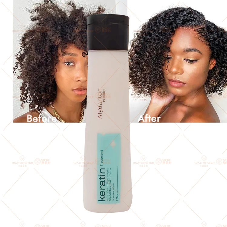 Huati Sifuli Alydanton Wholesale 238ml silk protein curling moisture anti frizz hair curl defining cream for curly hair