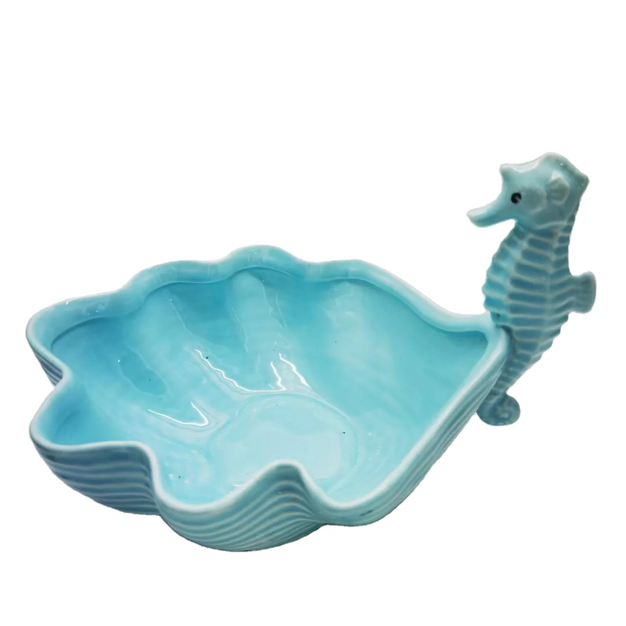 soap plate sea horse patterns colors ceramic for home decor choice Europe style