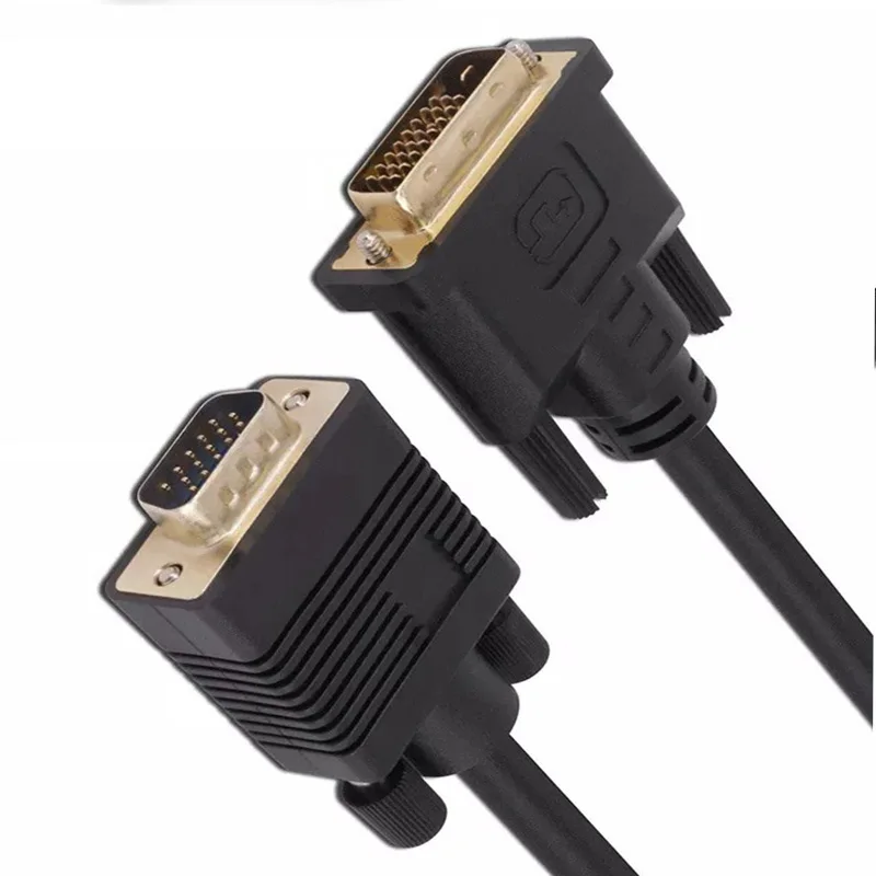 High quality 24+5 DVI Male to VGA Female monitor cable