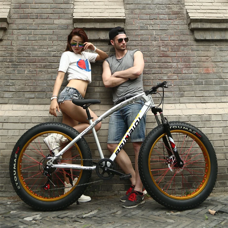 Factory fat tire snow mountain bike 26 inch snow bike with 4.0 fat tire bicycle moutain bike