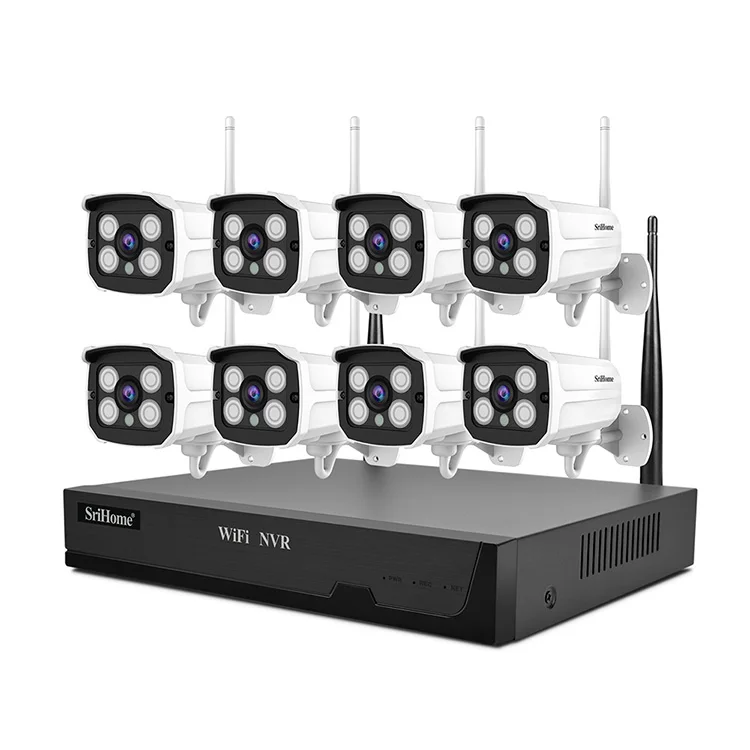 Система видеонаблюдения SriHome NVS001 4 канала Wi-Fi