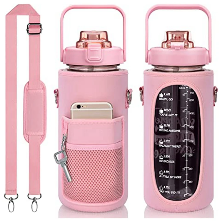 Durable Using Sustainable Leakproof Eco Friendly Outdoor Tritan Water Bottle With Straw