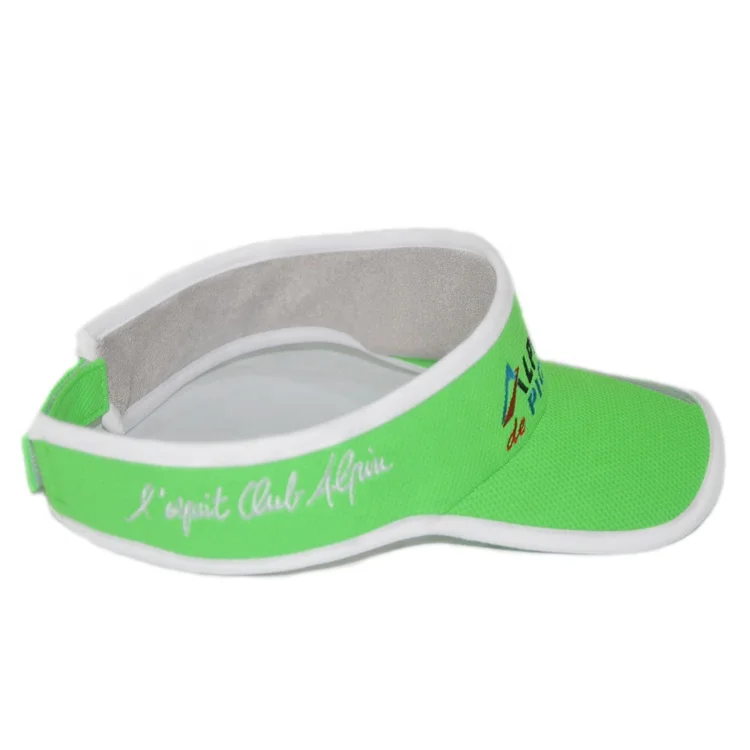 Embroidery logo sports custom visor cap/sun visor