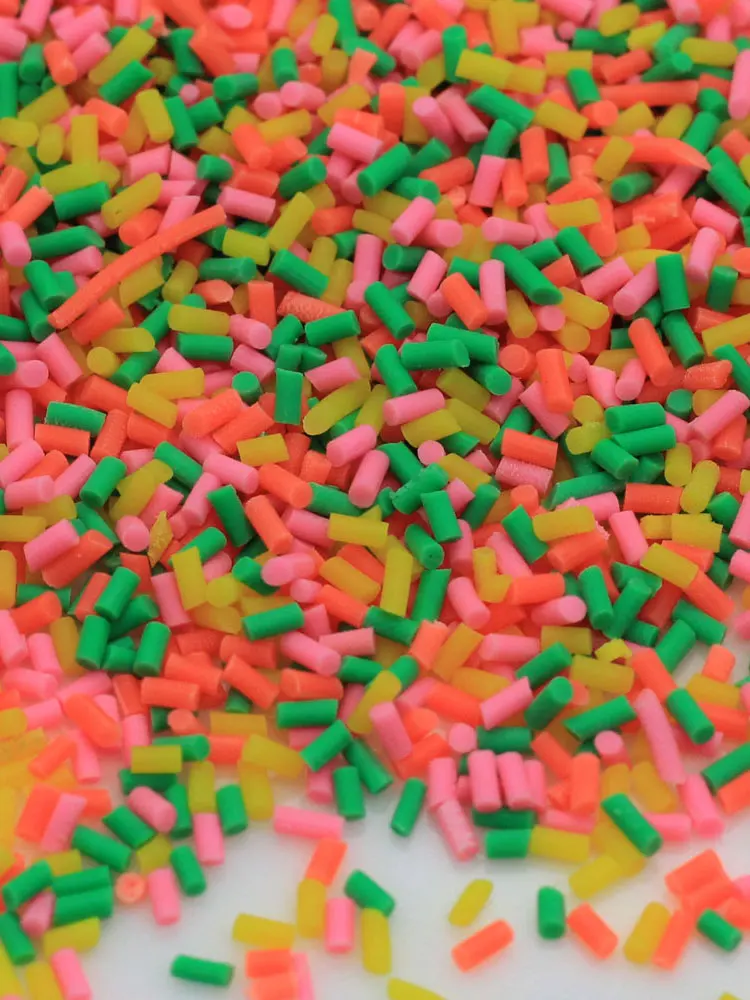 Bulk 5MM Polymer Clay Flatback Slime Accessories Clay Sprinkles Decoration for Slime Charms Filler DIY Slime Supplies